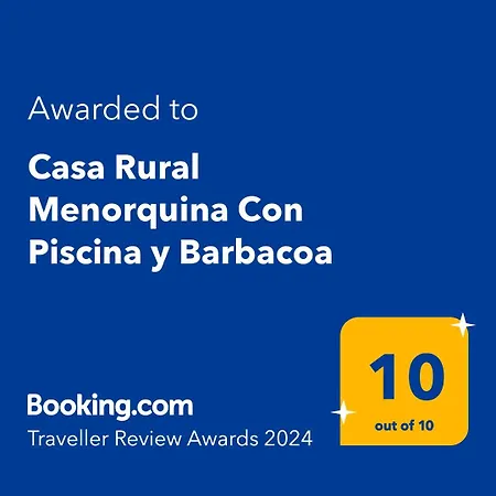 Menorquina Con Piscina Y Barbacoa *