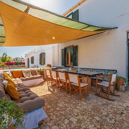 Menorquina Con Piscina Y Barbacoa